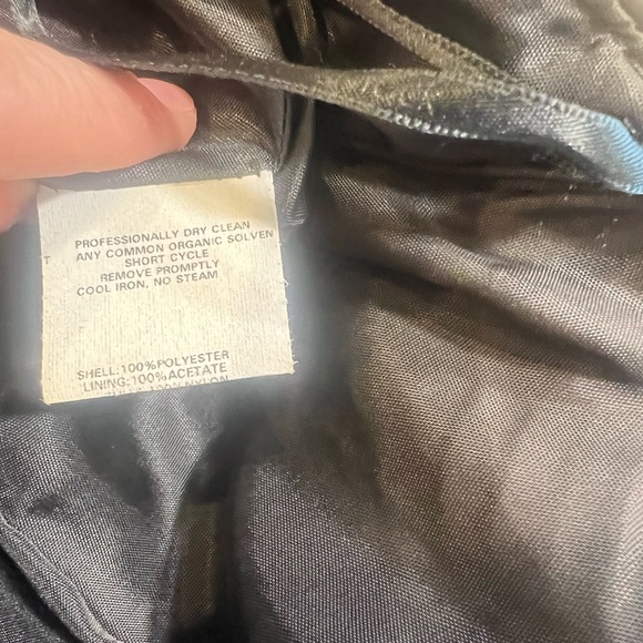 Jessica McClintock Black w/ white lace dress. Size 8 - Picture 6 of 6